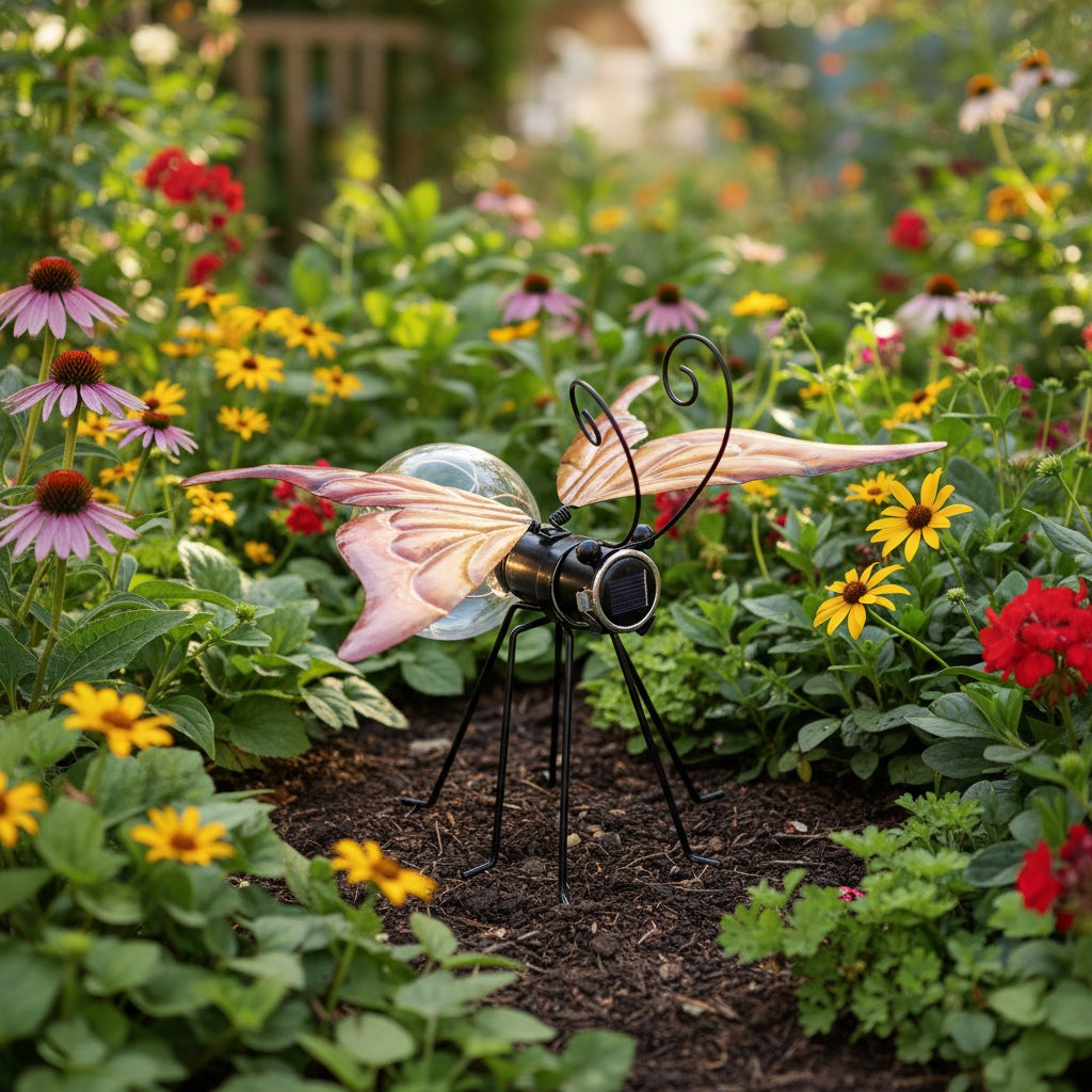 Butterfly Solar Glow Bug