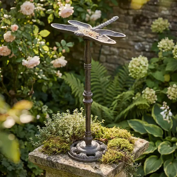 Dragonfly Bird Feeder | Cast Iron