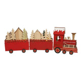 Led Truck W/Santa+Home Scene | 22.24"