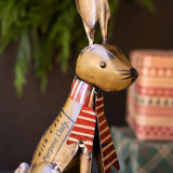 Recycled Metal Christmas Woodland Critters | Set of 3