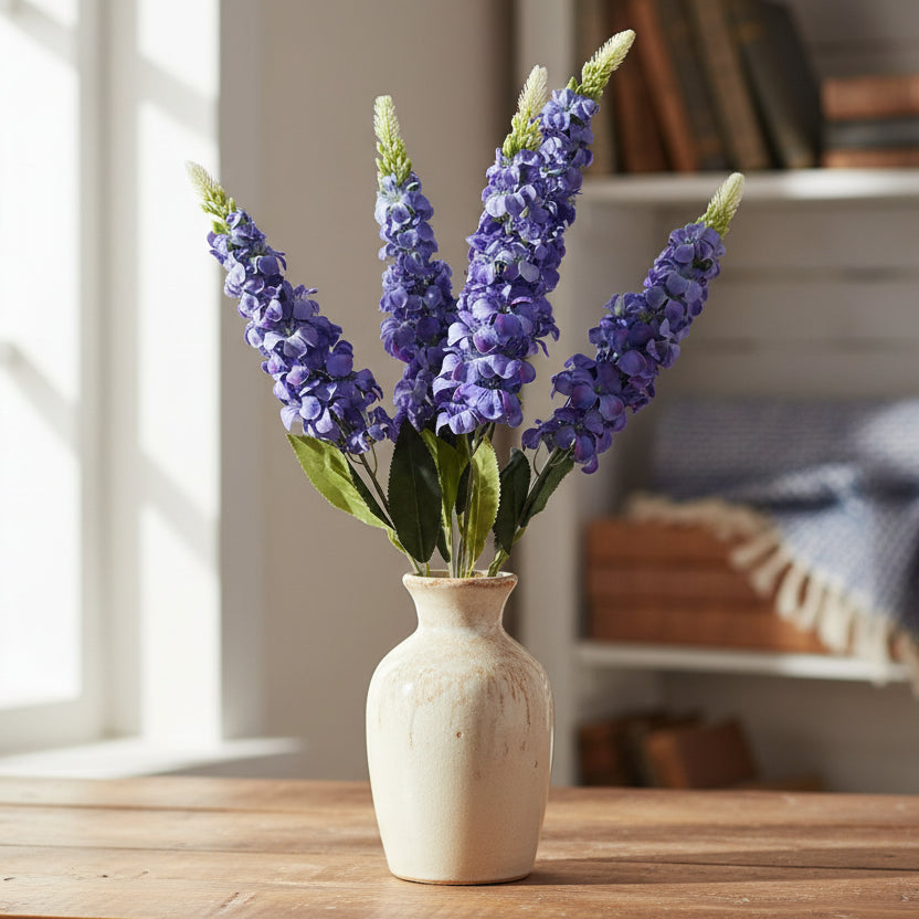 Veronica Spike Bush x5 - Periwinkle - 23"