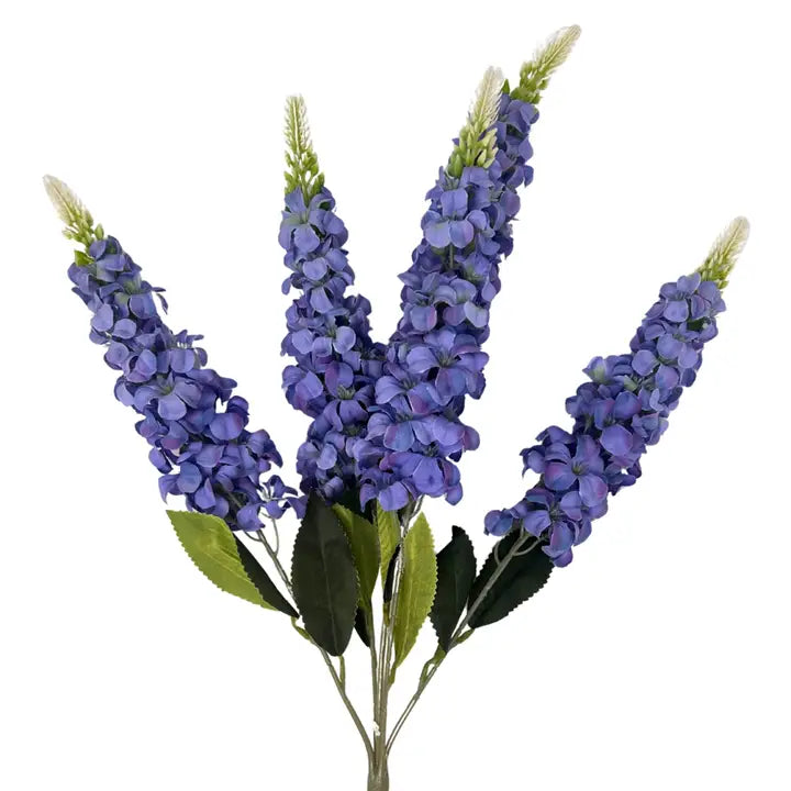 Veronica Spike Bush x5 - Periwinkle - 23"