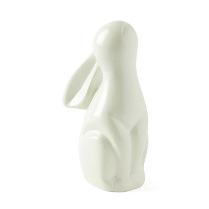 Natural Soapstone Singing Rabbits