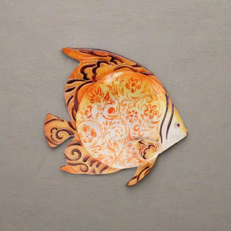 Orange Fish Wall Decor