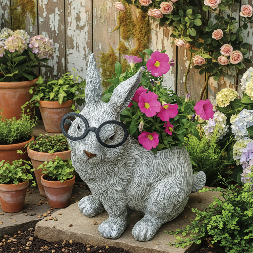 Pudgy Pal Planters with Glasses