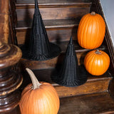Faux Wicker Witch Hat