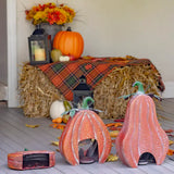 Metal Jack-O-Lantern Decorations- 3PC/Set