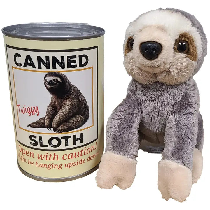 Canned Stuffed Animal Plush w/Jokes