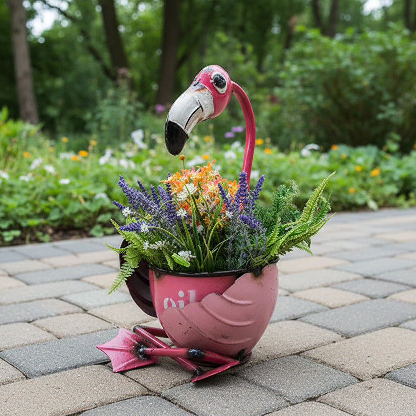 Flamingo Tabletop Planter