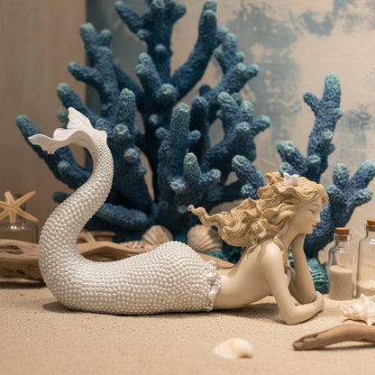 Vintage Mermaid Laying