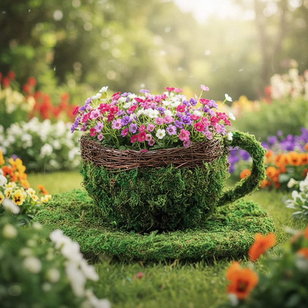 Deco Coffee Cup Planter