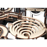Marble Night City Mechanical Wood Model