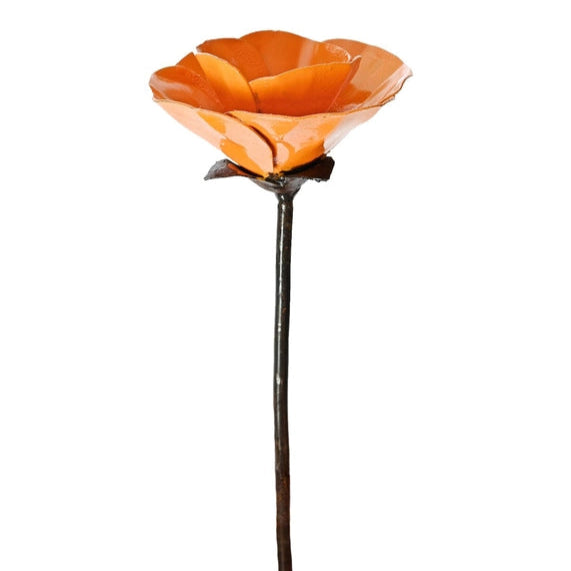 Recycled Metal Flower Stakes