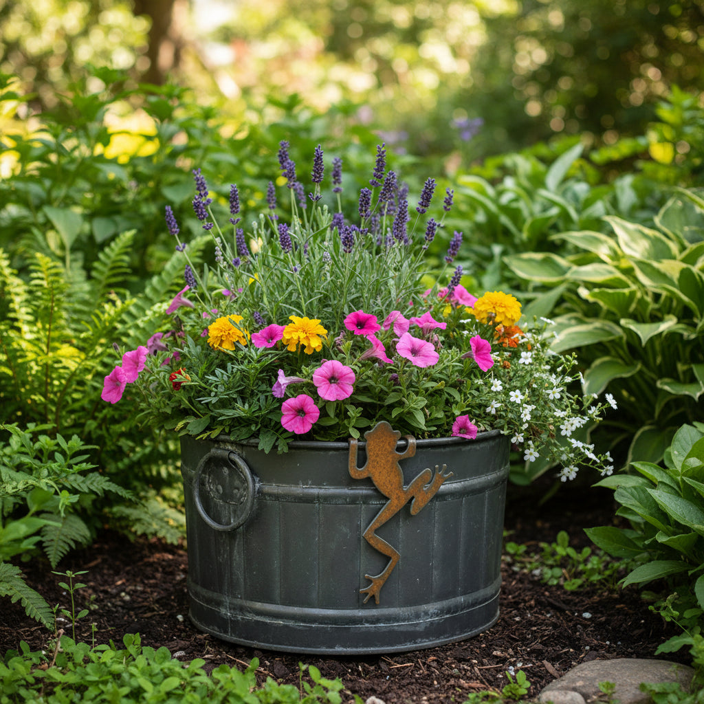 Rustic Metal Pot Climbers