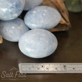 Blue Calcite Palm Stone
