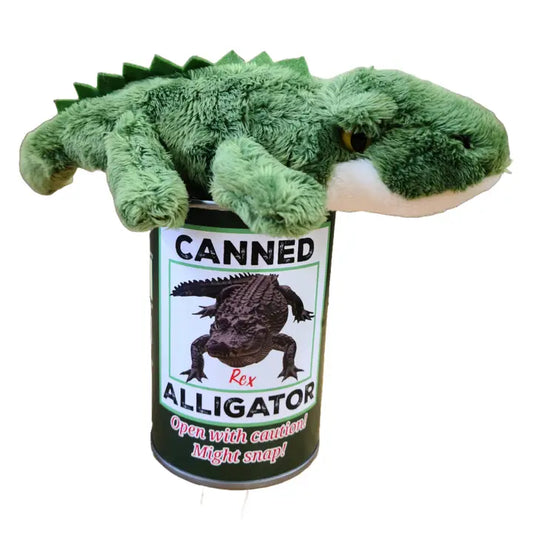 Canned Stuffed Animal Plush w/Jokes