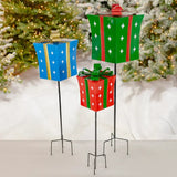 Christmas Gift Box Stakes