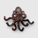 Octopus Wall Hook | Copper Cast Iron