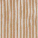Golden Wheat Stripe Ruffled Euro Sham | 26x26