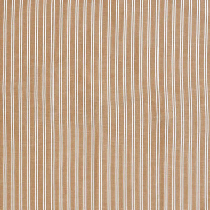 Golden Wheat Stripe Ruffled Euro Sham | 26x26