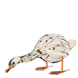 Curious Goose Recycled Metal Sculpture