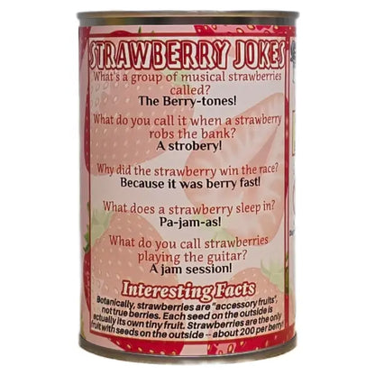 Canned Stuffed Animal Plush w/Jokes