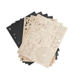 Marble Night City Mechanical Wood Model