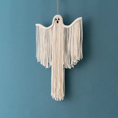Macrame Halloween Ghosts