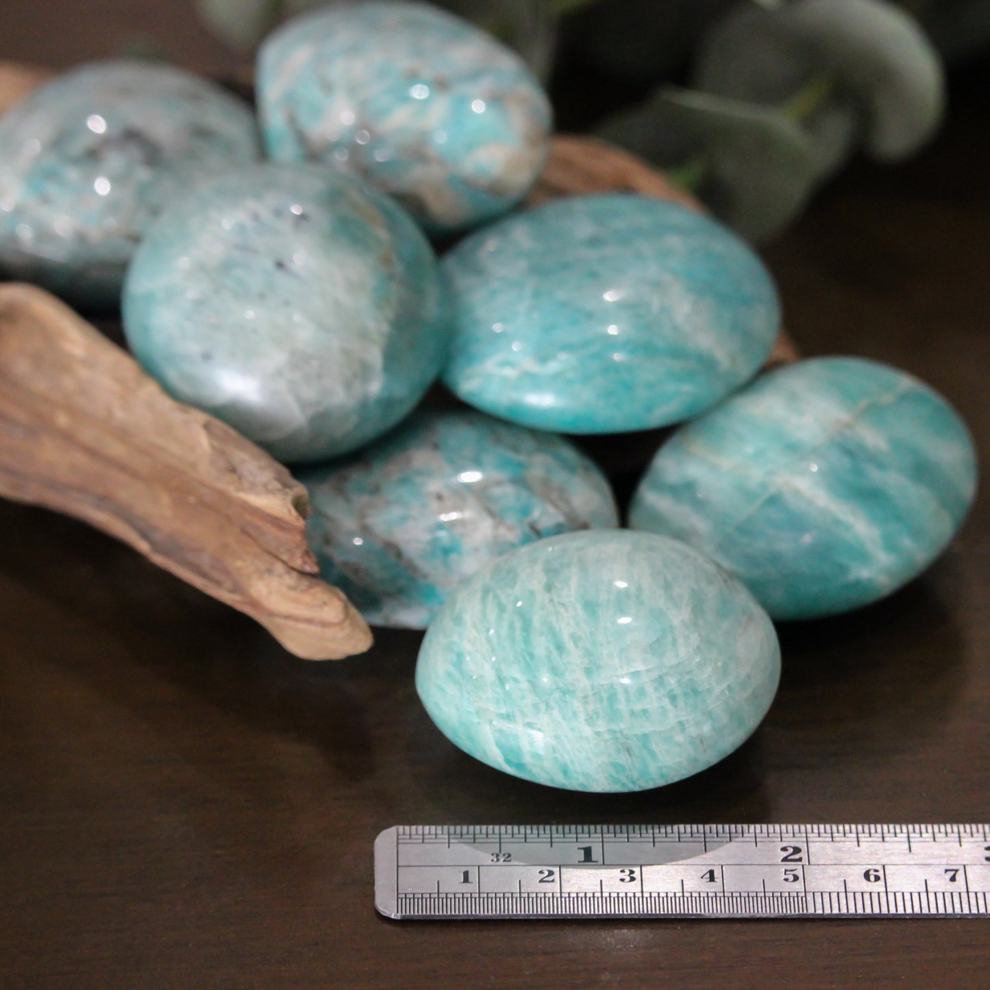 Amazonite Palm Stone