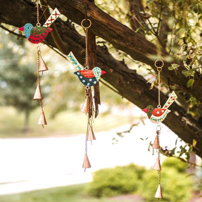 Blossom Birds Wind Chimes - Set of 3