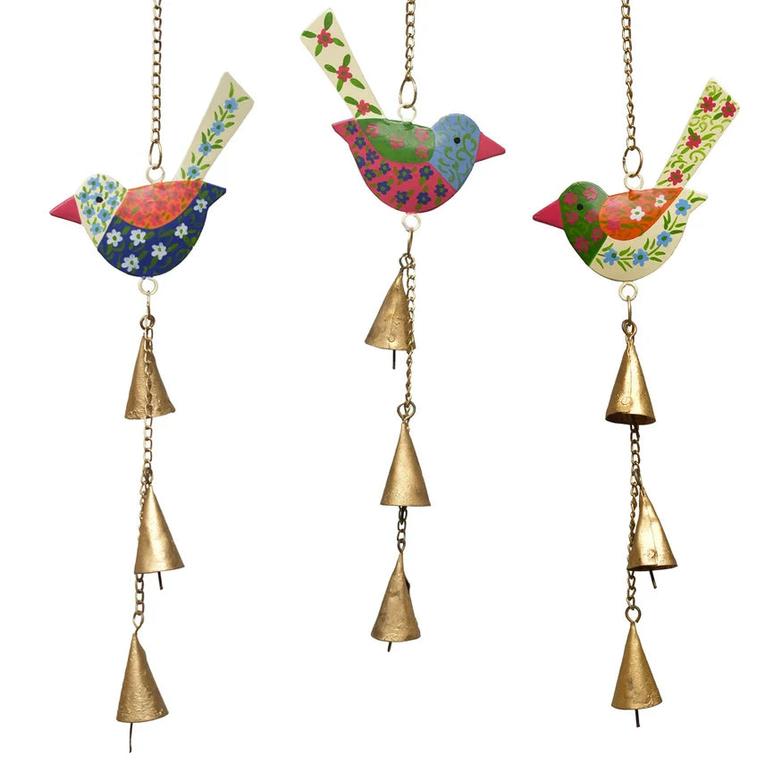 Blossom Birds Wind Chimes - Set of 3