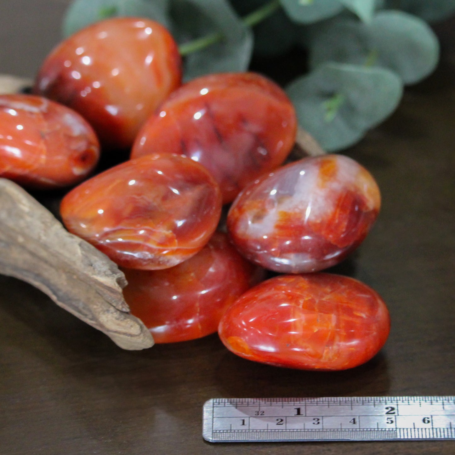 Carnelian Palm Stone