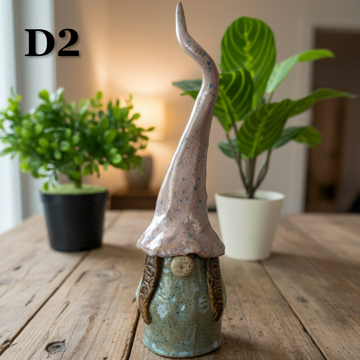 Handmade Ceramic Garden Gnomes- Female | 6-10"H