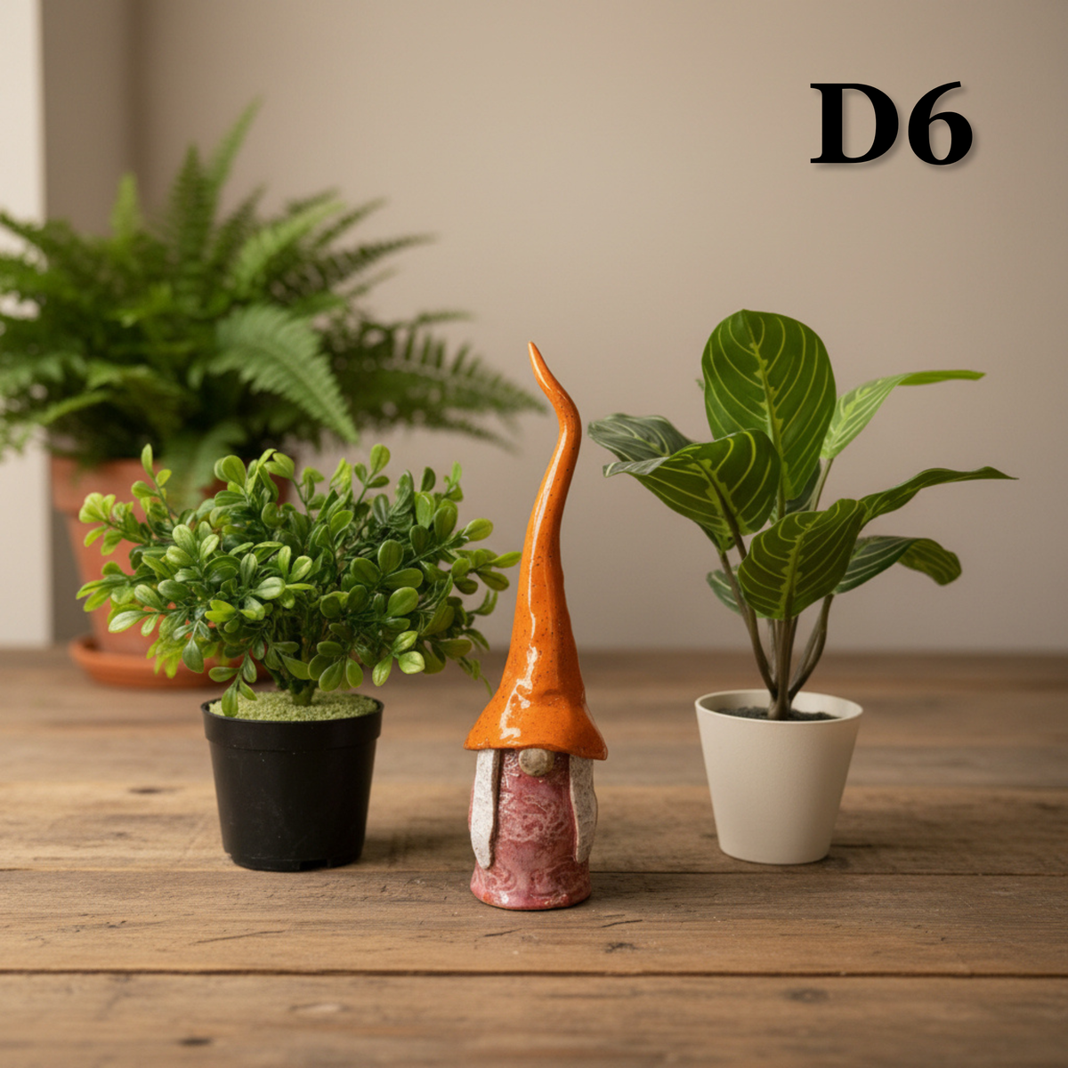 Handmade Ceramic Garden Gnomes- Female | 6-10"H