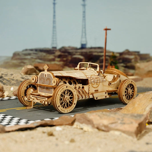 Grand Prix Car 3D Wooden Puzzle