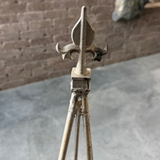 Wrought Iron Fancy Decorative Obelisk Scroll | Acid White