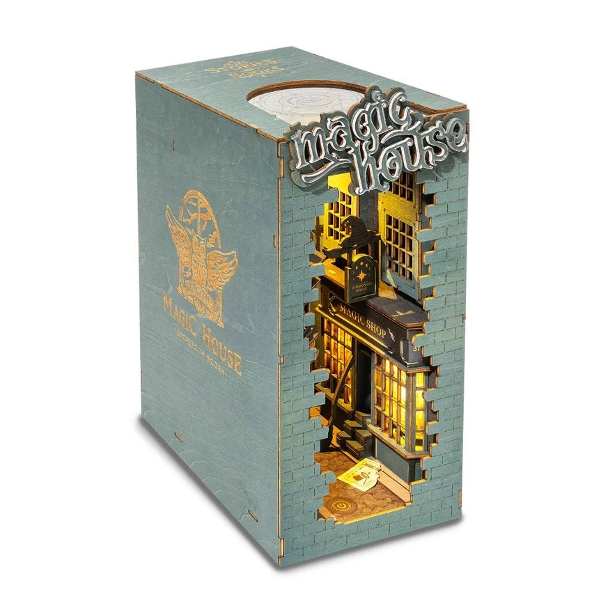 DIY Miniature House Book Nook Kit
