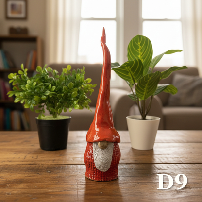 Handmade Ceramic Garden Gnomes- Males | 6-10"H