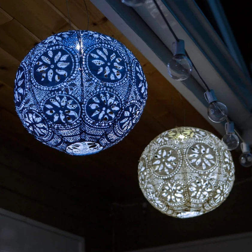 Stella Boho 12" Globe Solar Lanterns