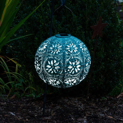 Stella Boho 12" Globe Solar Lantern