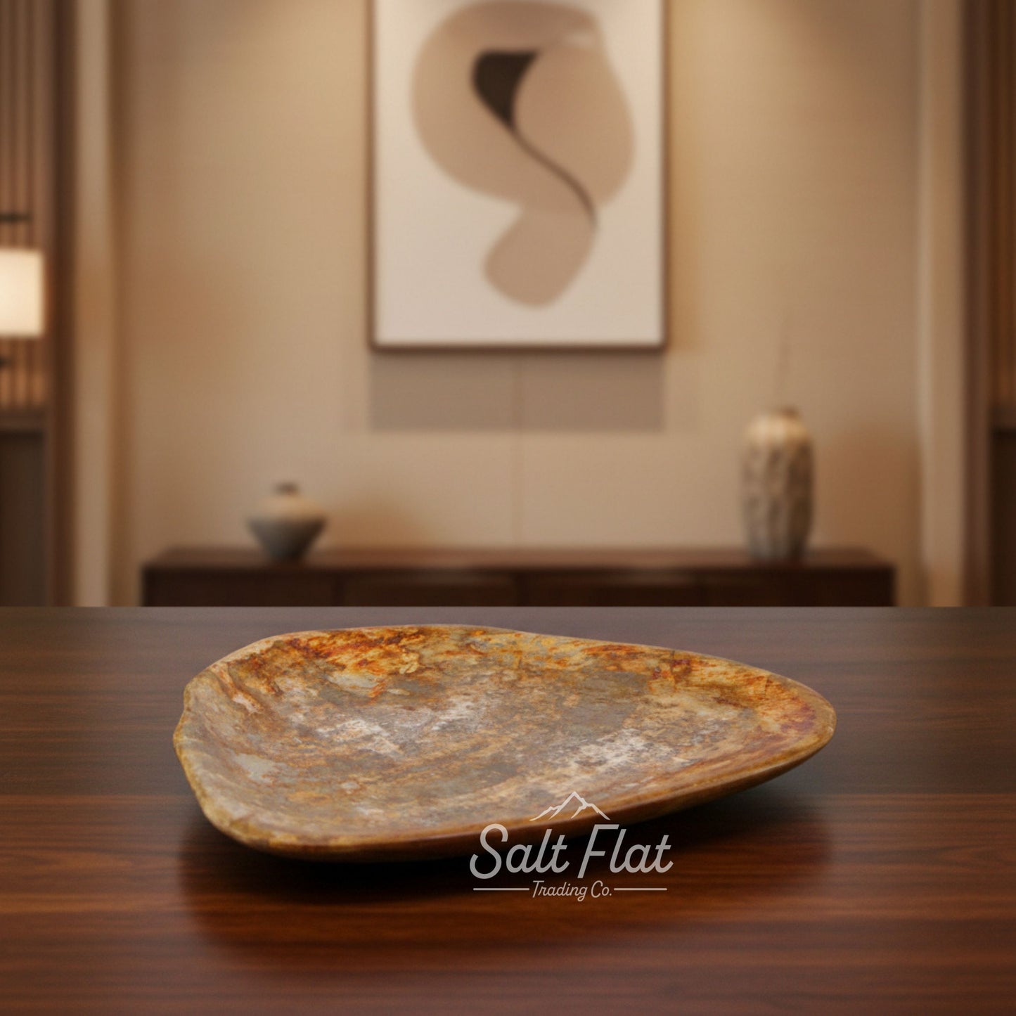 Petrified Wood Plates 7-10"