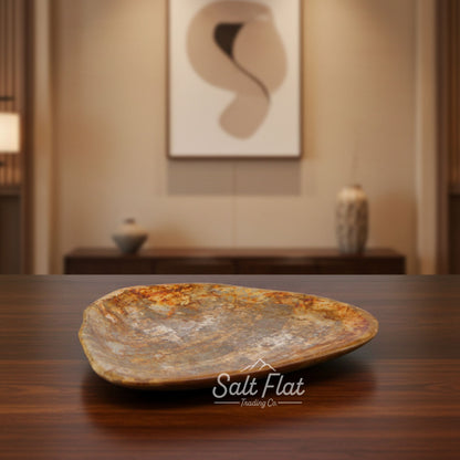 Petrified Wood Plates 7-10"