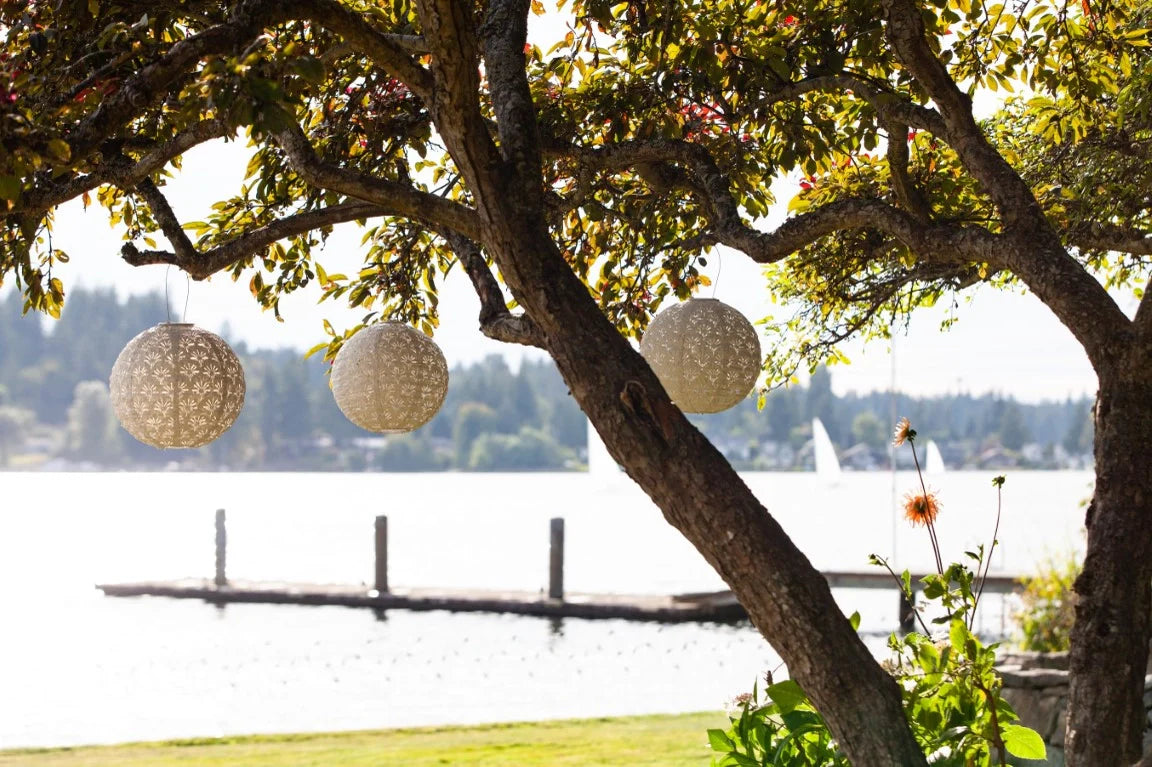 Stella Boho 12" Globe Solar Lanterns