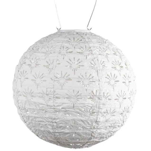 Stella Boho 12" Globe Solar Lantern