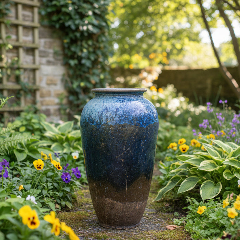 Rustic XL Jar | Blue