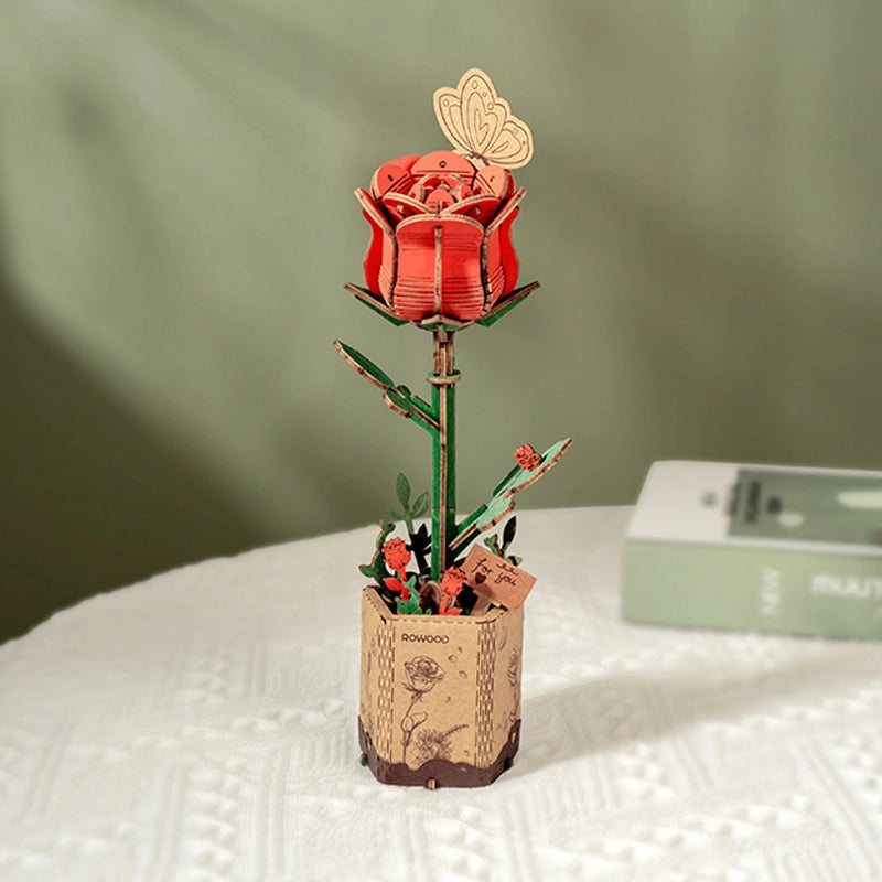 3D Wooden Flower Puzzles