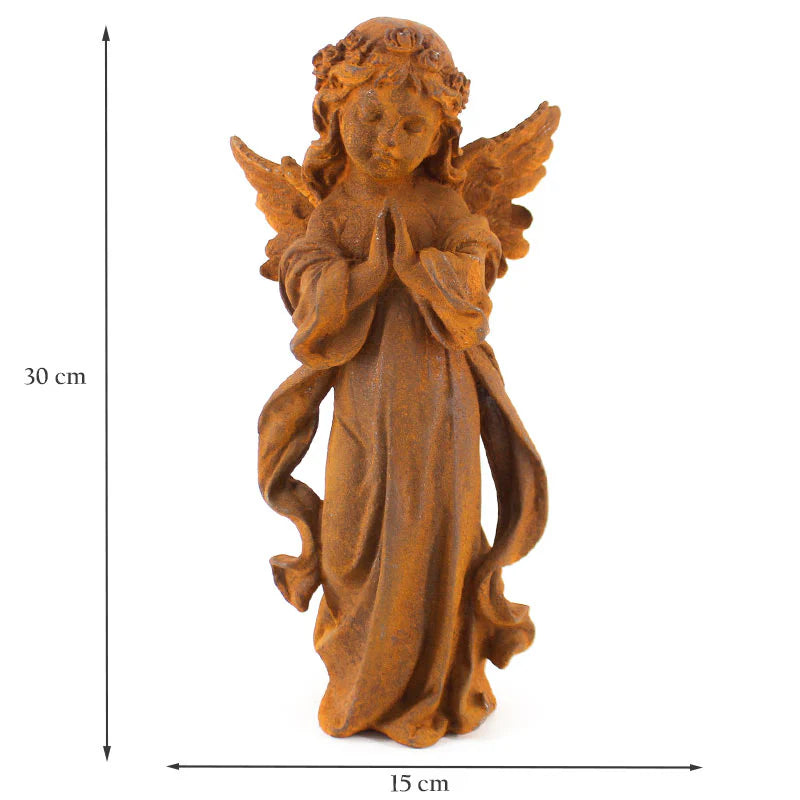 Cast Iron Angel Statue
