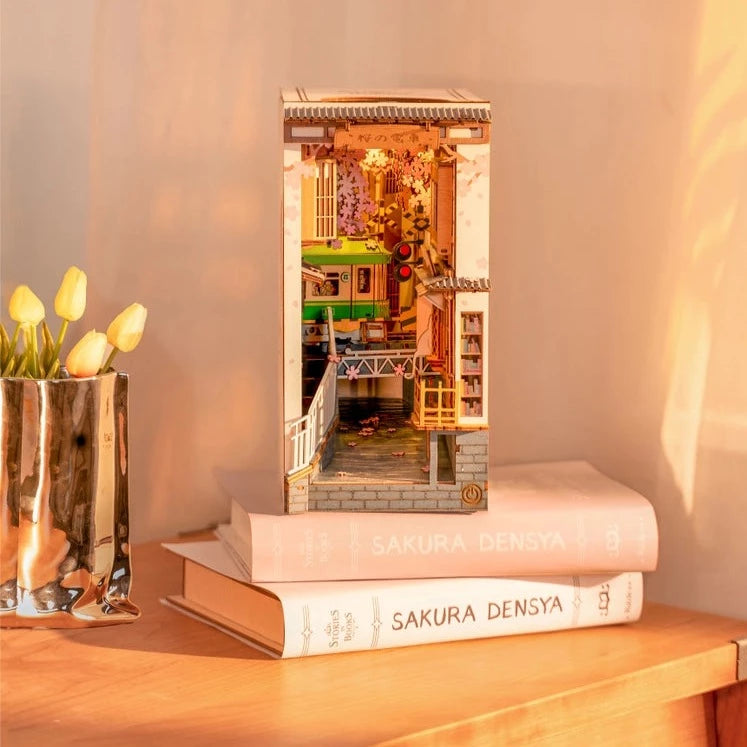 DIY Miniature House Book Nook Kit