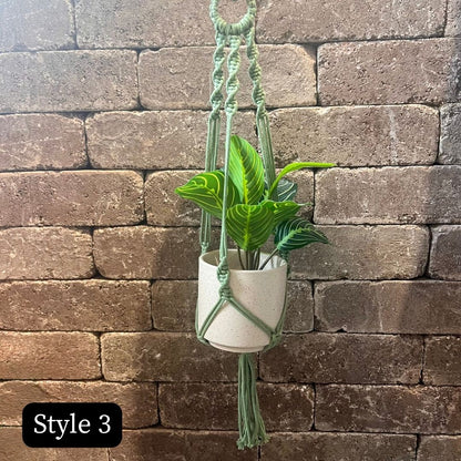 24" Macrame Plant Hangers