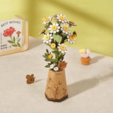 3D Wooden Flower Puzzles